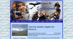 Desktop Screenshot of eaglefalconer.com